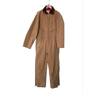 Walls Zero Zone Quilted Insulated Duck Canvas Coveralls XL
